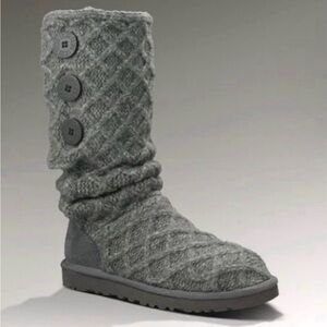 UGG Lattice Cardy Grey Boots